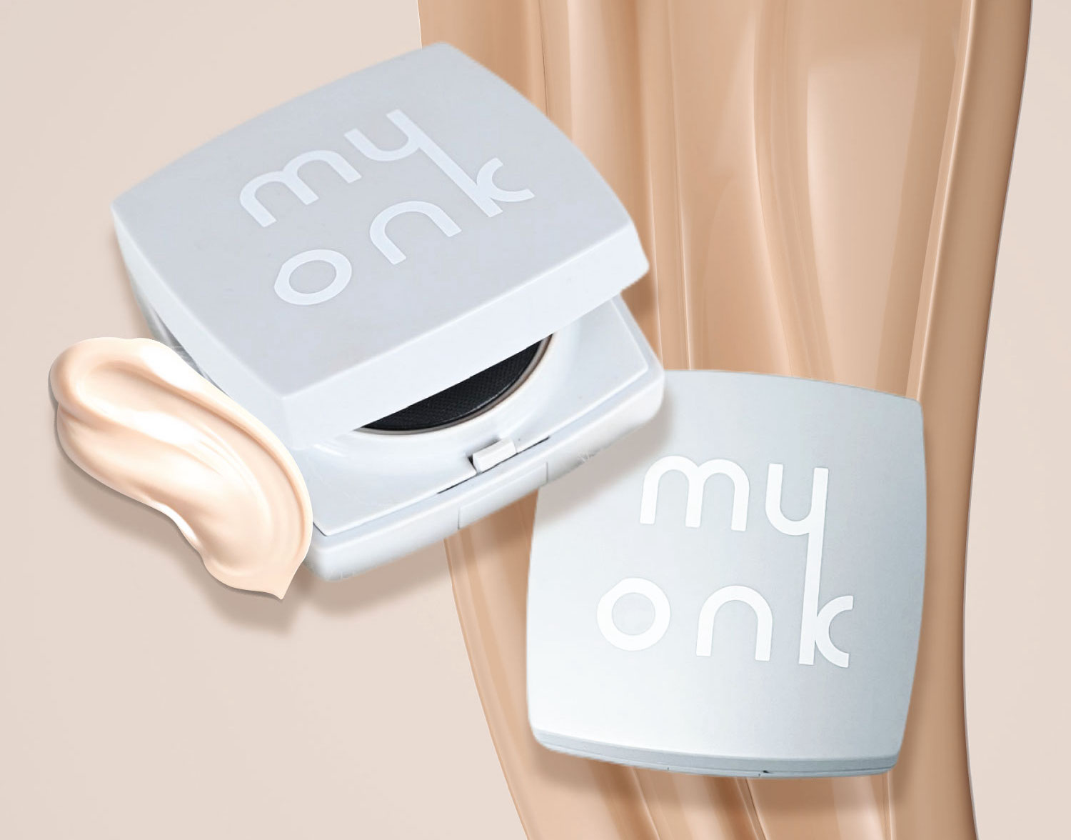 myonkファンデーション myonkダイヤモンド肌クッションファンデ